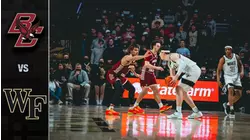 Boston College vs. Wake Forest Men's Basketball Highlights (2021-22)