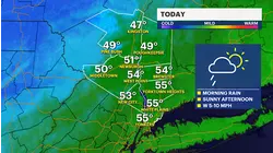 Showers exit today as winter-like chill arrives Tuesday
