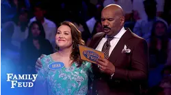 Erika needs 40 points for $20,000! Can she do it? | Family Feud