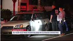 25-year-old man hospitalized in Flatbush shooting
