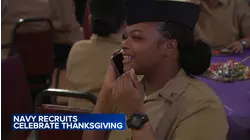 Navy recruits honored with special meals