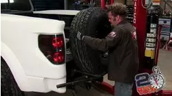 How to Mount an Oversized Spare