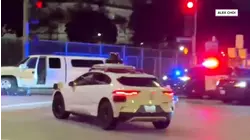 Self-Driving Waymo Taxi Drives Into Active Police Scene in LA