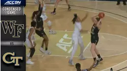 Wake Forest vs. Georgia Tech Condensed Game | ACC Women's Basketball