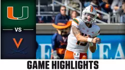 Miami vs. Virginia | ACC Football Highlights (2022)