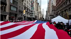 Thousands of service members march in New York City Veterans Day Parade
