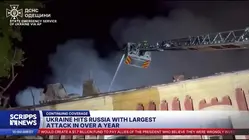 Ukraine attack 'largest in over a year' on Moscow, Russian state media reports
