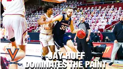 Virginia Forward Jay Huff Matches Career High In Scoring & Gives A Clinic In Blocked Shots