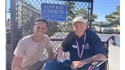 Compo Beach pickleball courts dedicated to 'the father of Westport pickleball'