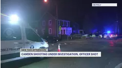 Police officer injured in Camden County shooting, bullet deflected by vest