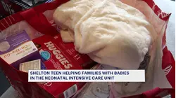 Shelton teen creates project to support NICU families across CT