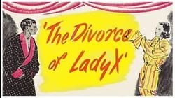 The Divorce of Lady X