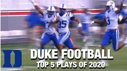 Duke Football: Top 5 Plays Of The 2020 Season