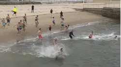 Swimmers in Mamaroneck take the plunge to 'Freeze Out Cancer'