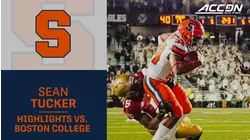 Syracuse's Sean Tucker Eclipses The 100-Yard Mark vs. Boston College