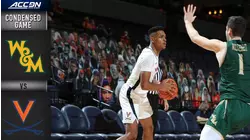 William & Mary vs. Virginia Condensed Game | 2020-21 ACC Men's Basketball