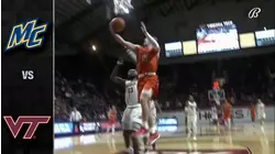 Merrimack vs Virginia Tech Men's Basketball Highlight (2021-22)