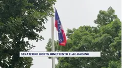 Stratford holds Juneteenth flag-raising ceremony at Town Hall