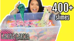 Karina Garcia Makes a Giant Slime Smoothie!