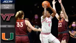 Virginia Tech vs. Miami Condensed Game | 2020-21 ACC Women's Basketball