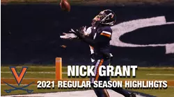 Nick Grant 2021 Regular Season Highlights | Virginia DB