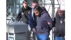 Teenager arrested after homeless man set on fire on subway train in Manhattan