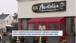 West Hempstead restaurant owner charged with underpaying employees for second time in 2 years