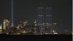 David Muir sharers 9|11 tribute of drones illuminating NYC skyline with Twin Towers