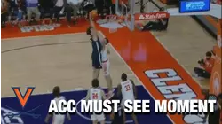 Virginia's Francisco Caffaro Wrecks The Rim | ACC Must See Moment