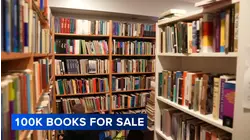 Estate sale on Delancey Street offers 100,000 books to eager buyers