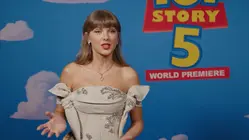 Taylor Swift performs new song and fan favorite at 'Toy Story 5'premiere