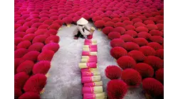 How This Village Makes 50,000 Incense Sticks A Day For Lunar New Year