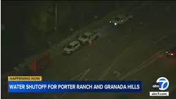 Water service outage in Porter Ranch and Granada Hills impacting more than 9,000 LADWP customers