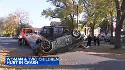 2 kids, 1 woman injured in South Side rollover crash: Chicago police