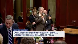 2nd day of Connecticut special session awaits state Senate vote on pressing bills