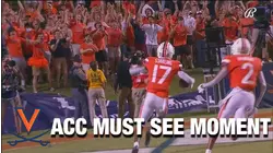 Virginia's Brennan Armstrong Throws A 65-YD Bomb | ACC Must See Moment