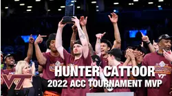 Virginia Tech's Hunter Cattoor Named The 2022 ACC Men's Basketball Tournament MVP.
