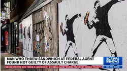 Man who threw sandwich at federal agent in DC found not guilty of assault