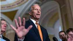 Thune gets angry with Democrats during Senate session