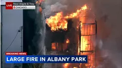 Large NW Side fire prompts massive response, leaves several displaced