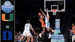 Miami vs. Duke 2022 ACC Men's Basketball Tournament Highlights (2022)