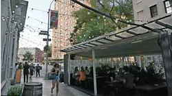 NYC's outdoor dining season for roadway sheds ends