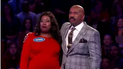 Darnell makes a big entrance! | Family Feud