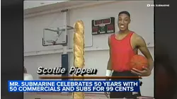Mr. Submarine celebrating 50 years with 50 commercials, 99 cent subs