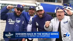 ABC7 catches up with Dodgers fans at Game 1 in Toronto