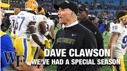 Wake Forest's Dave Clawson "We've Had A Special Season"