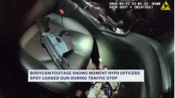 CAUGHT ON CAMERA: NYPD officers spot loaded gun during traffic stop in Unionport