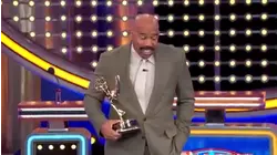 We surprised Steve Harvey with his Emmy. What he did next touched us all.