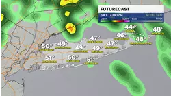 Cool and rainy today on Long Island; tracking windy conditions tomorrow