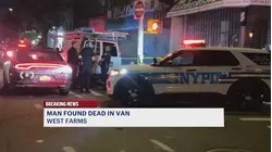Man found dead inside of a van parked in West Farms